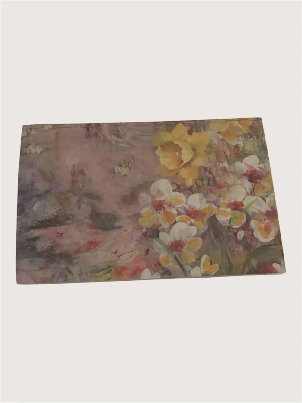 Handmade Floral Pocket Journal Notebook Lined Paper Cottagecore Botanical 1 Set